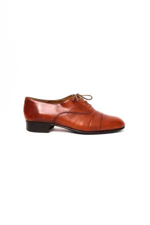 0522_COGNAC 42 LEATHER OXFORD SHOES