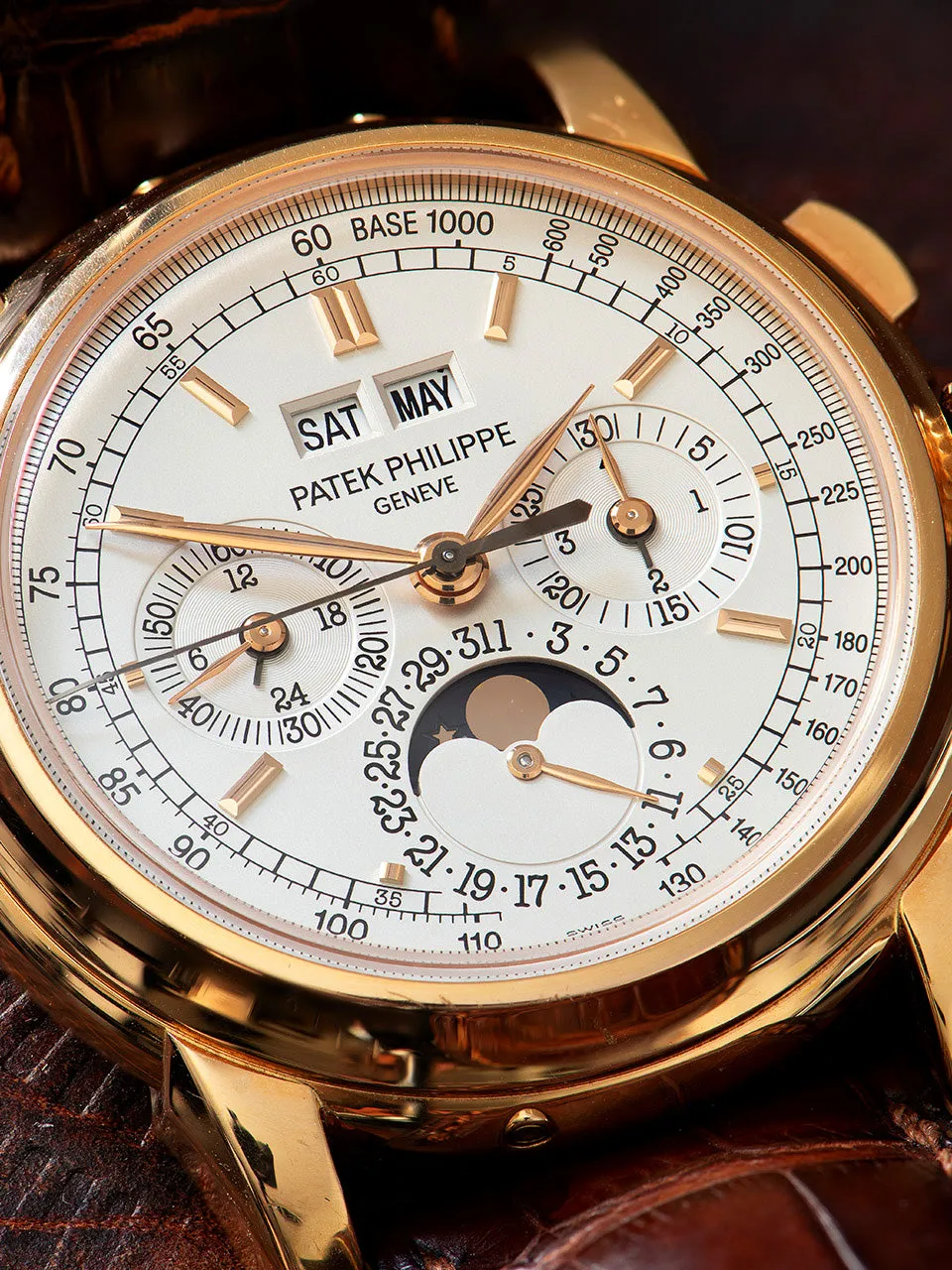 2000s Patek Philippe Perpetual Calendar Moonphase Chronograph (Ref. 5970R) 18K RG W/ Box