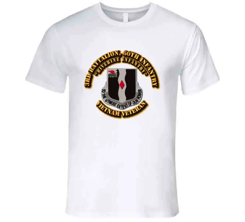 3rd Battalion, 60th Infantry (Riverine Infantry) Without service Ribbon T Shirt,Premium and Hoodie