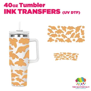 40oz Tumbler Wrap - Ink Transfers - Dino Nugs