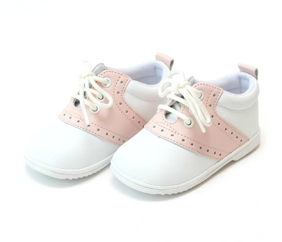 Addie Oxford - White/Pink