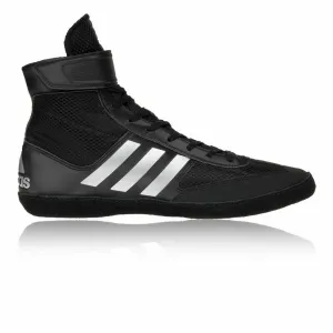 adidas Mens Combat Speed 5 Wrestling Shoes Black Silver