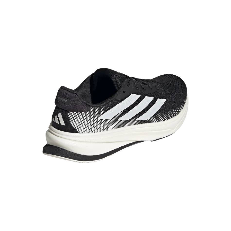 Adidas Men's Supernova Rise 2 Running Shoes in Core Black/Zero Met/Core Black SS25