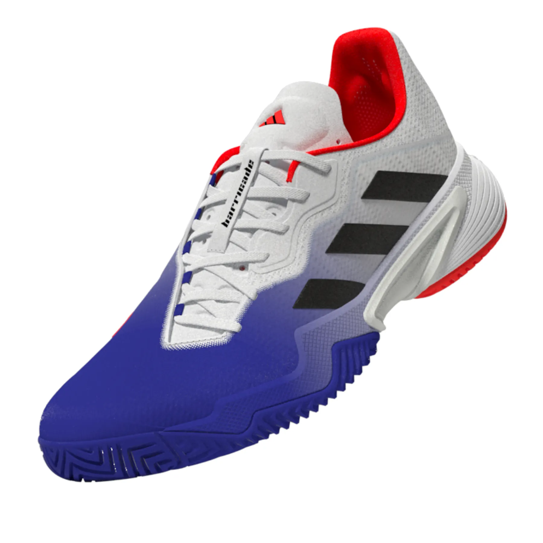 Adidas Performance Barricade Men Tennis Shoes - Lucblu/Core Black/Solar Red