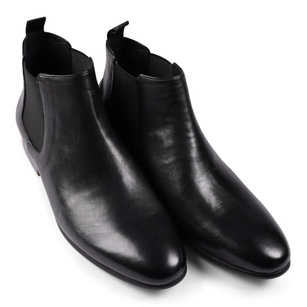 Adonis Black Chelsea Boots