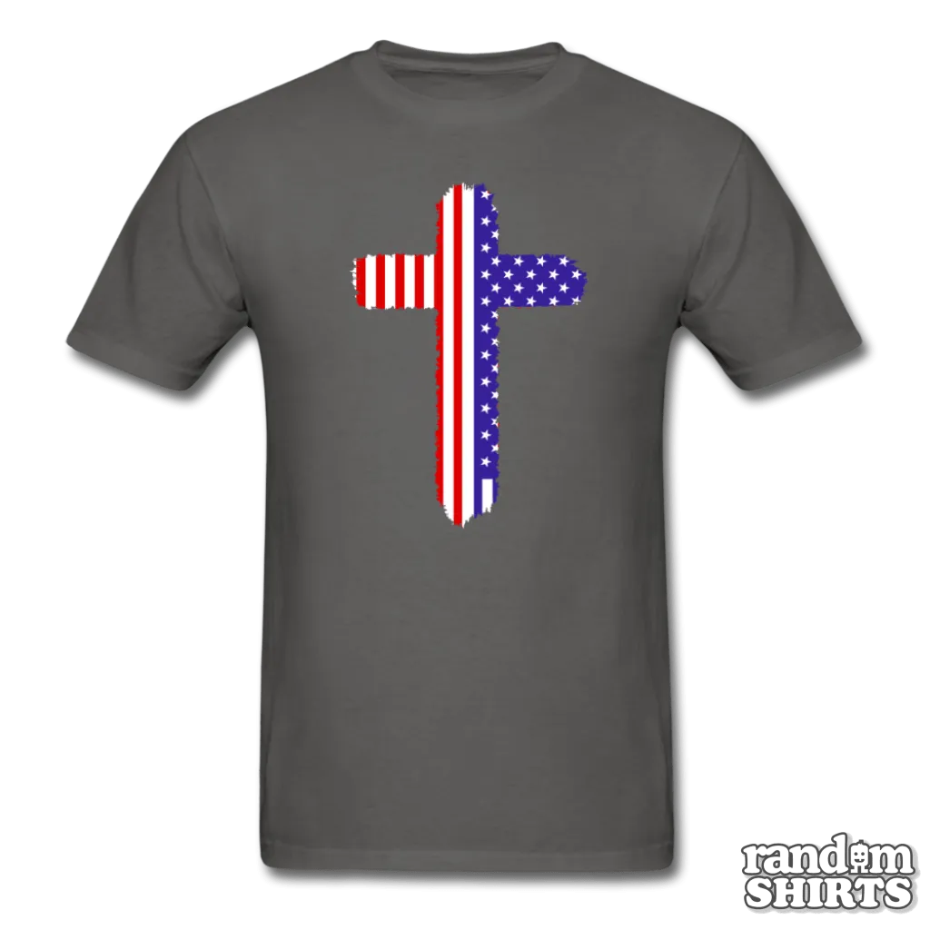 American Flag Cross