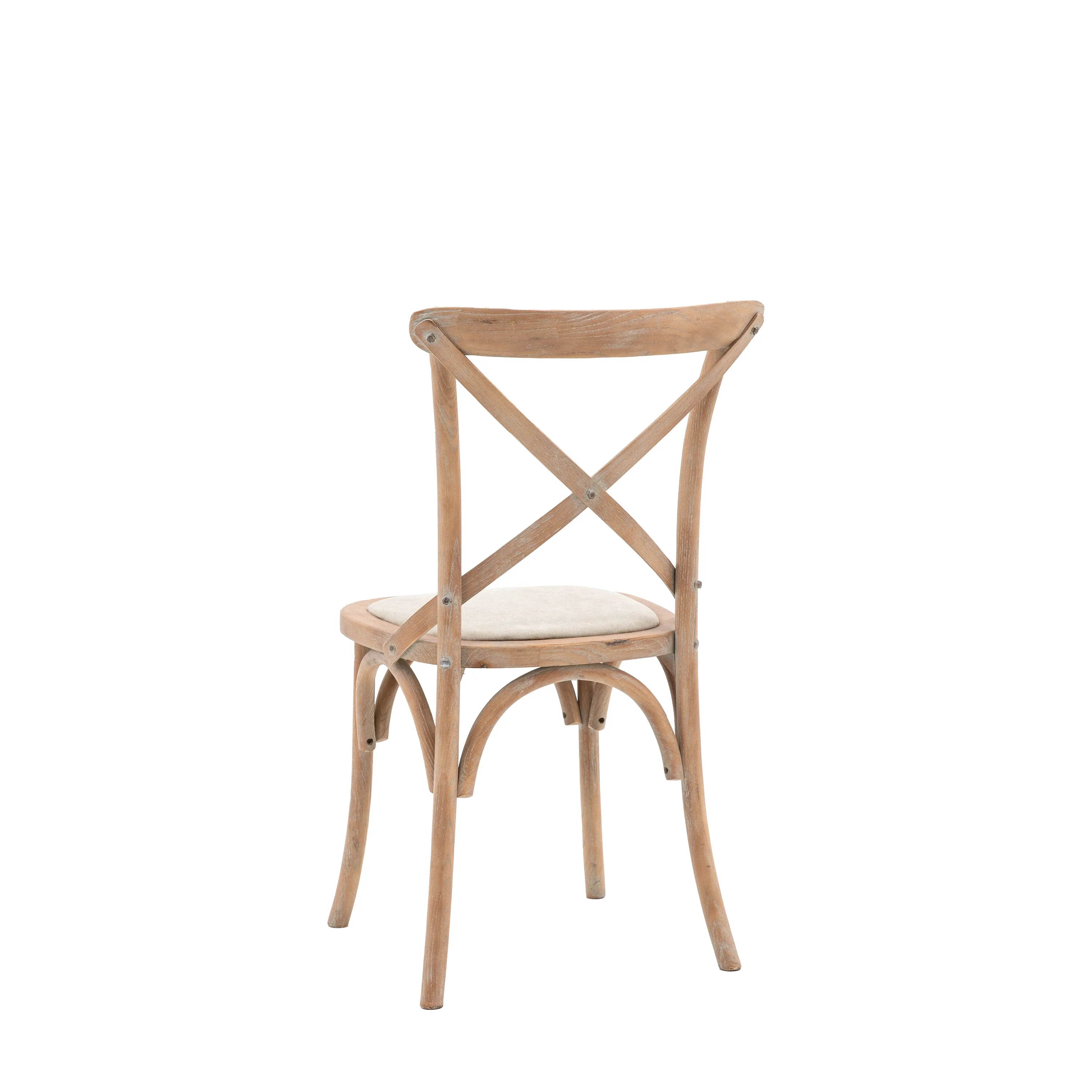 Amos Cafe Chair Natural Linen (2pk)