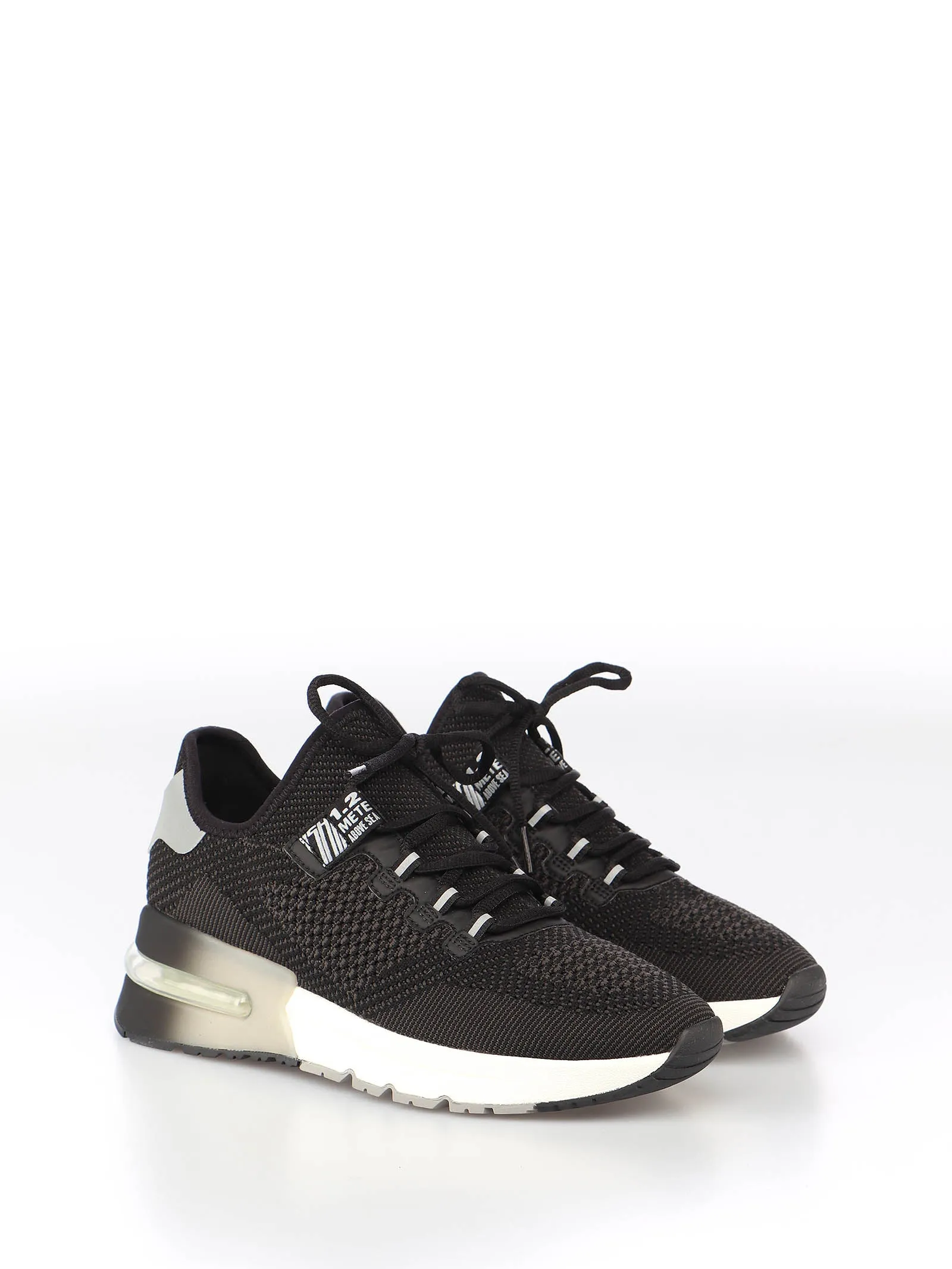 Ash Panelled Low-Top Sneakers