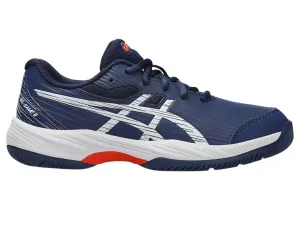 Asics Gel Game 9 GS Junior Tennis Shoes - Blue Expanse / White