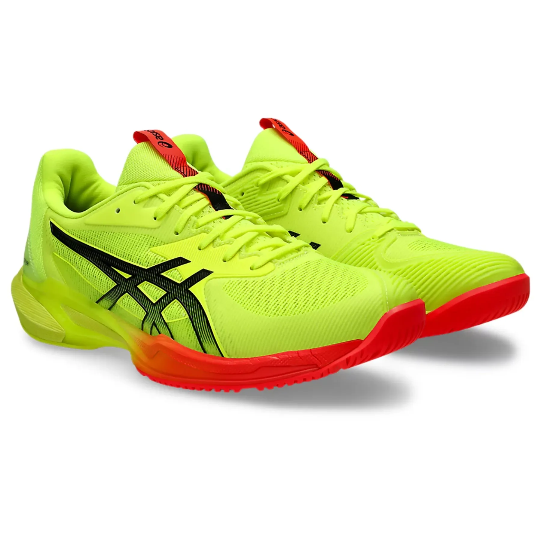 Asics Solution Speed FF 3 Paris Hardcourt Tennis Shoe - Safety Yellow/Black