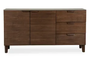 Avenza 2 Door with 3 Drawer Sideboard | Latte