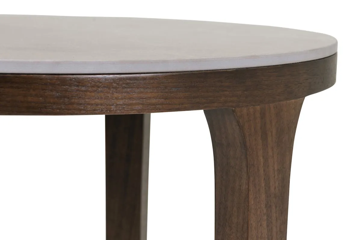 Avenza Round Drinks Table | Latte