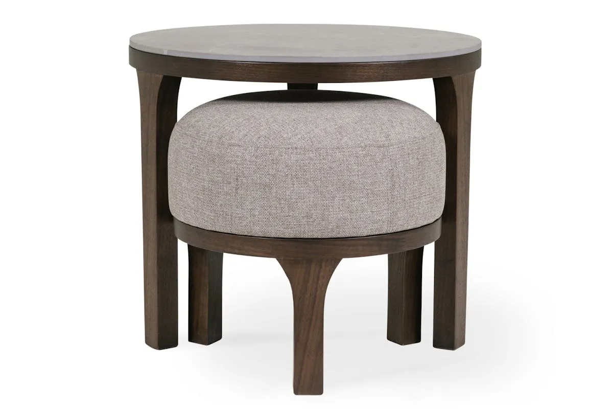 Avenza Round Drinks Table | Latte