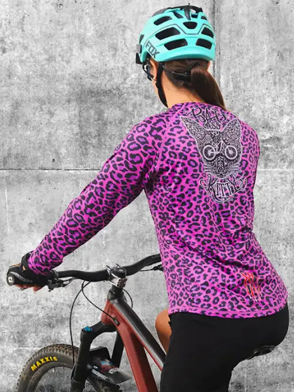 Badass Kitty Women's Long Sleeve MTB Jersey