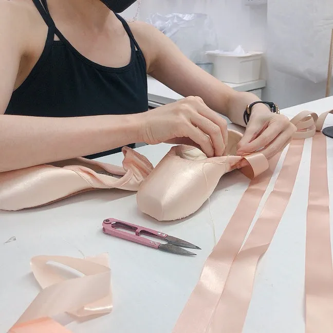 Ballet Pointe Shoe Ribbons Sewing Workshop