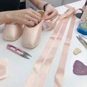 Ballet Pointe Shoe Ribbons Sewing Workshop