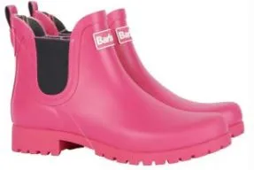 Barbour Wilton Wellingtons Pink Dahlia