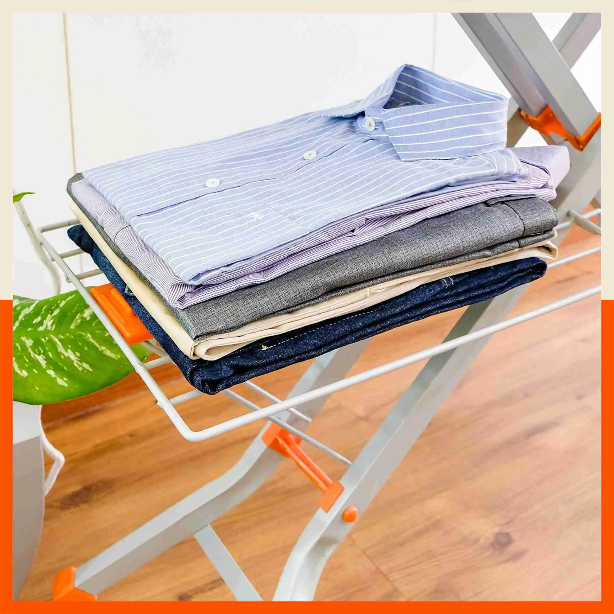 Bathla X-Pres Ace - Large Foldable Ironing Board For Home (Silver)