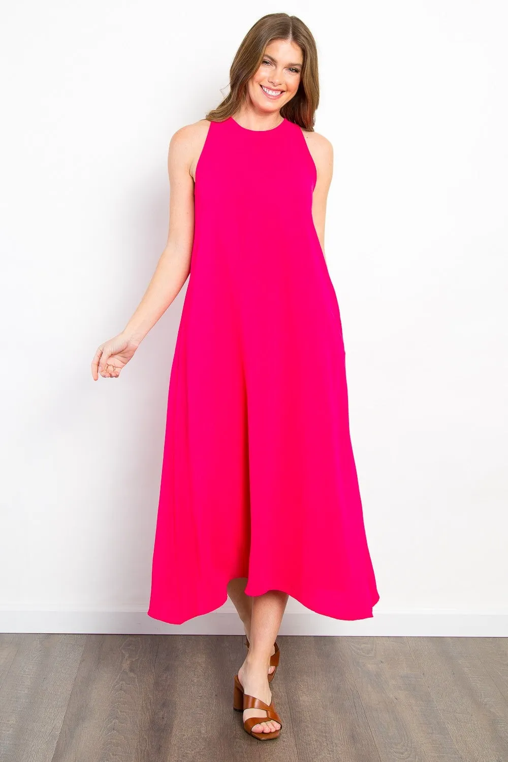 Be Stage Midi Tank Dress with Pockets