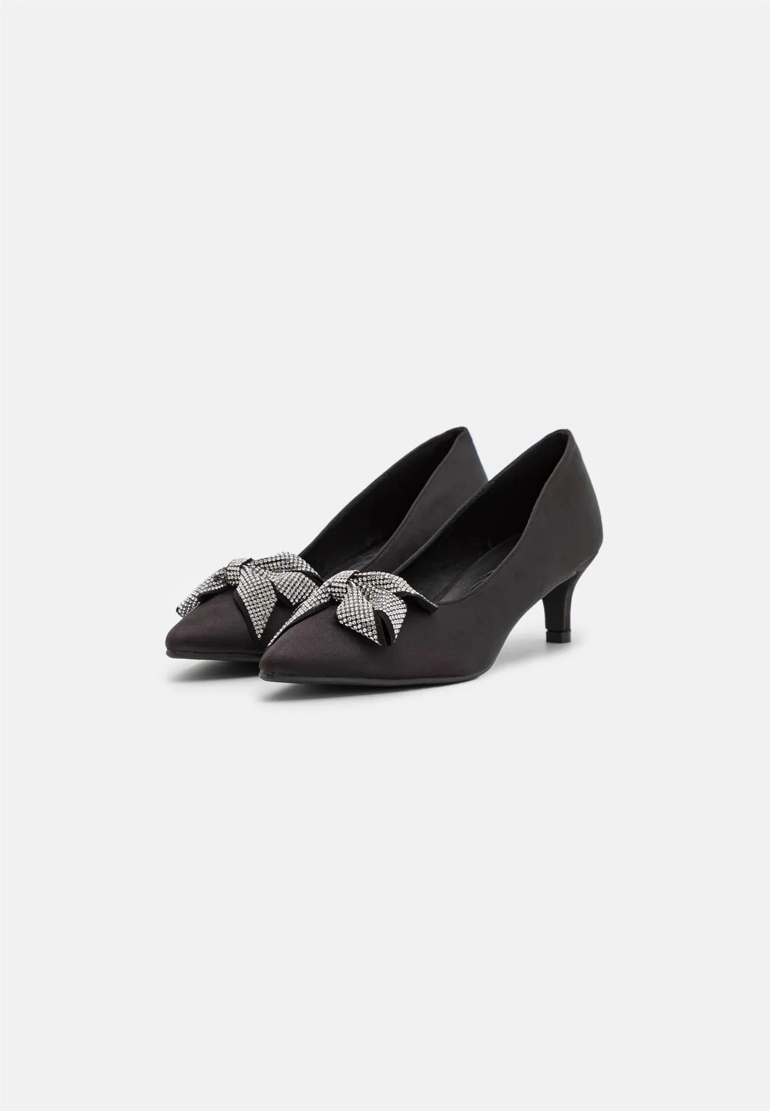 BIAKIT GLITTER BOW PUMP SATIN