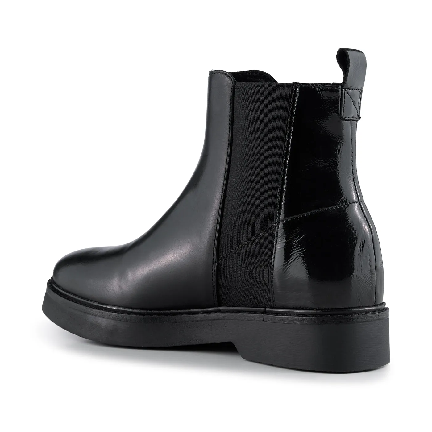 Billie boot leather - BLACK