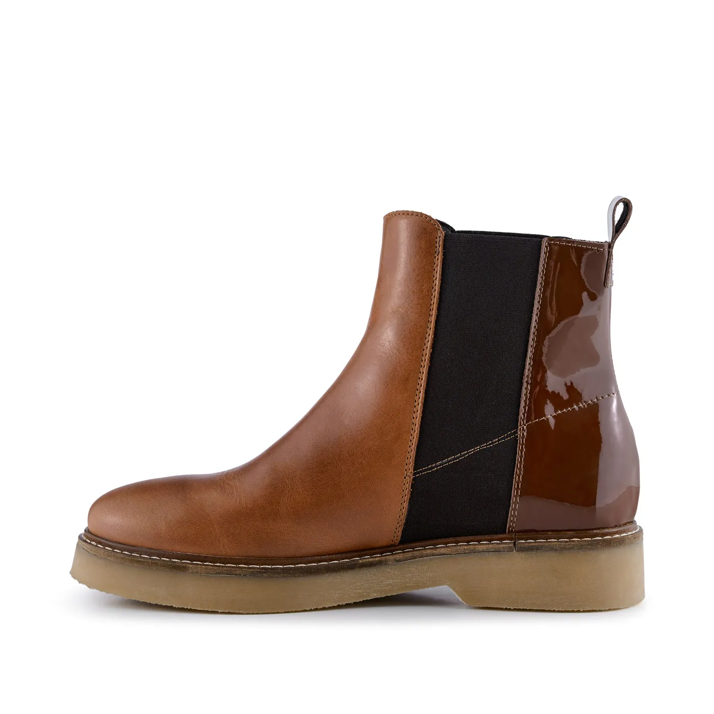 Billie boot leather - TAN