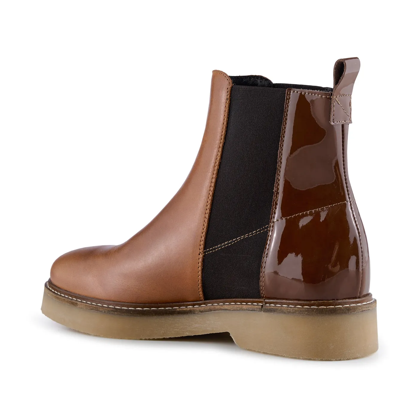 Billie boot leather - TAN