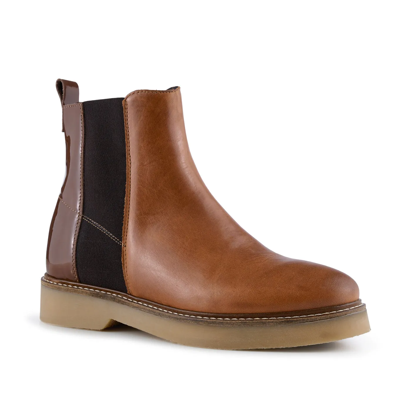 Billie boot leather - TAN