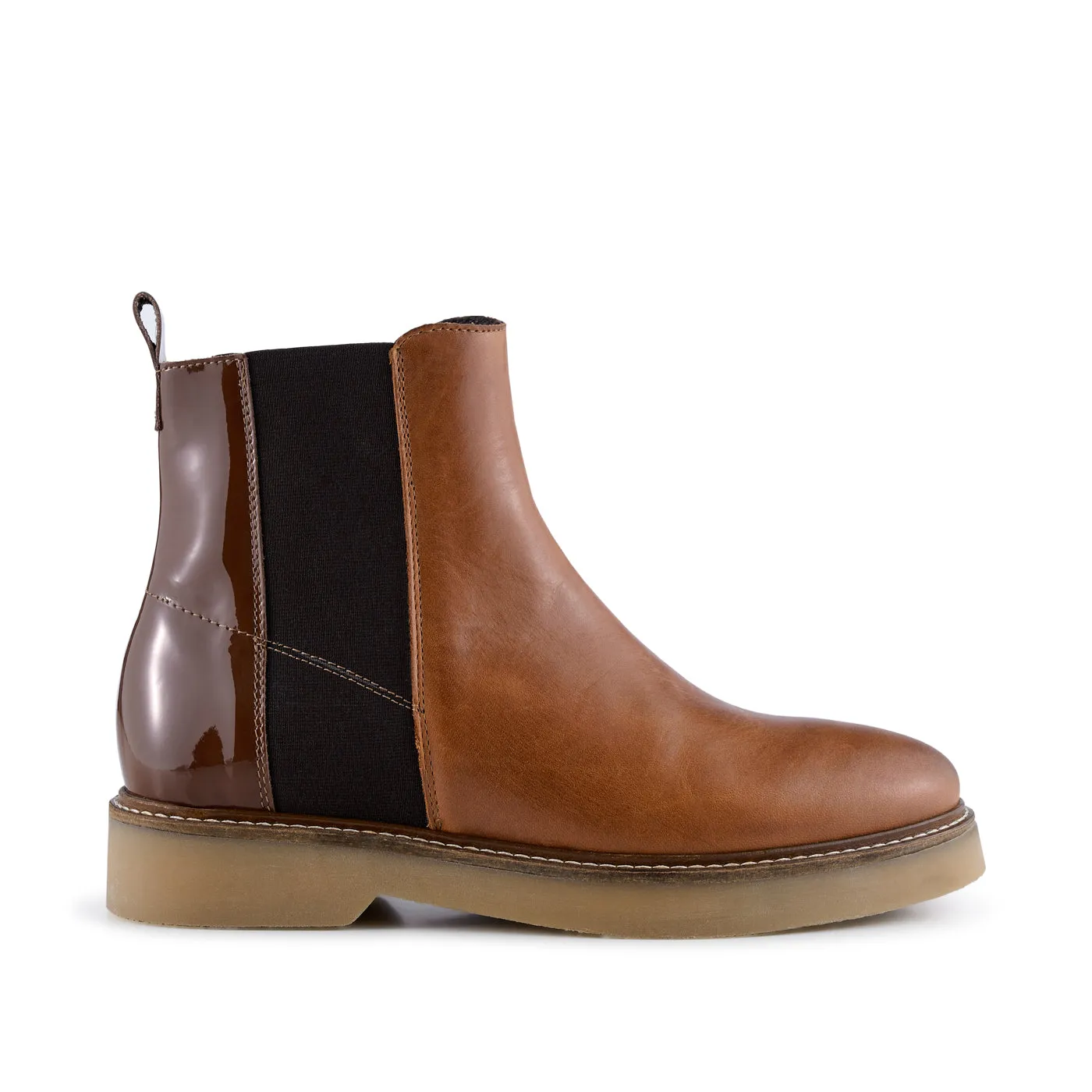 Billie boot leather - TAN