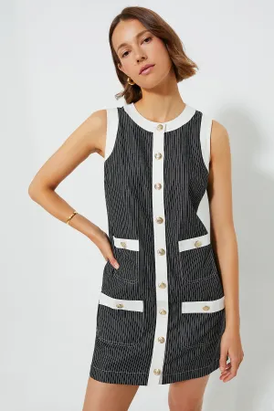 Black Stripe Voileta Dress