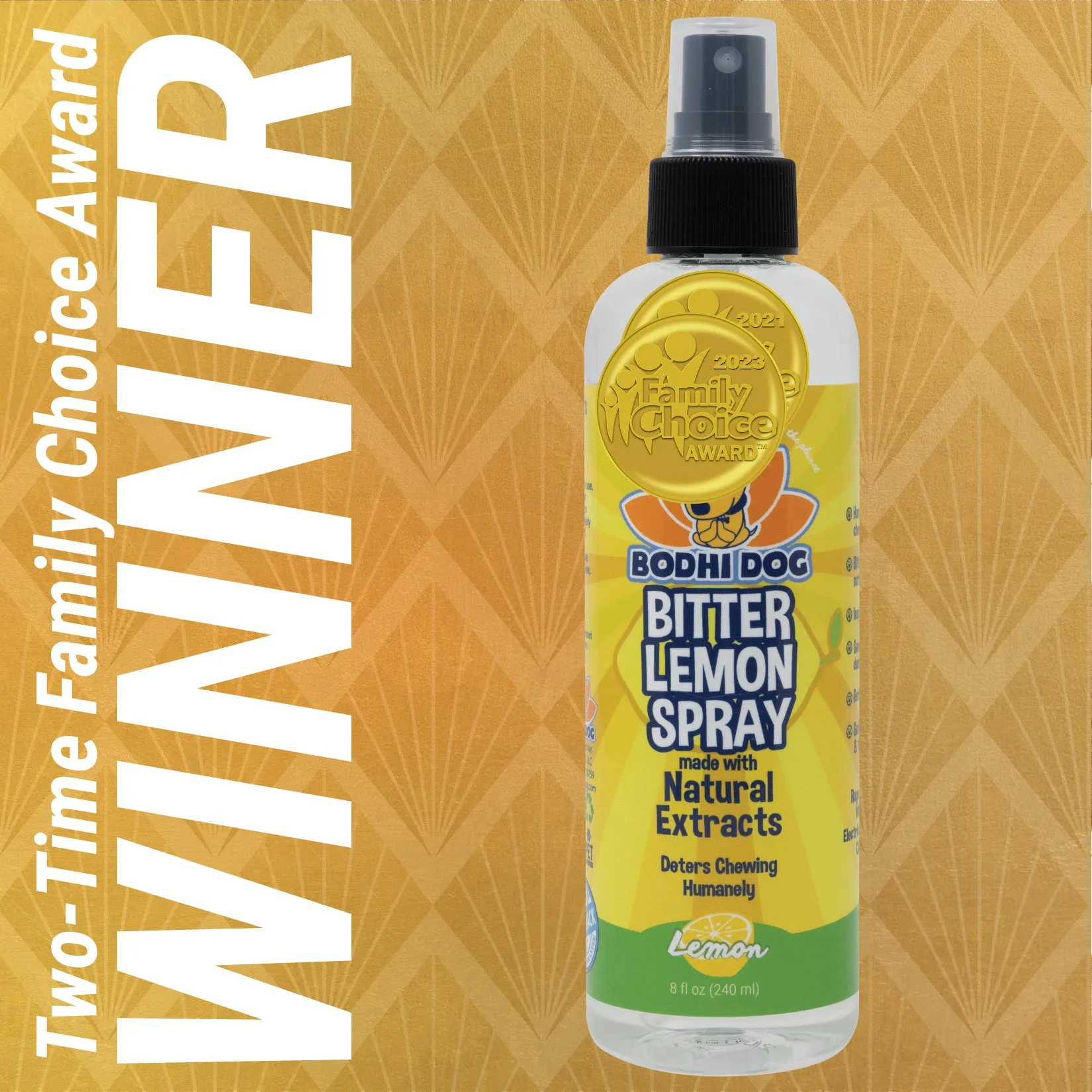 Bodhi Dog Bitter Lemon Spray | Anti Chew Spray for Dogs and Cats | Kitten & Puppy Training Anti Chew Spray | 100% Non Toxic | Made in USA