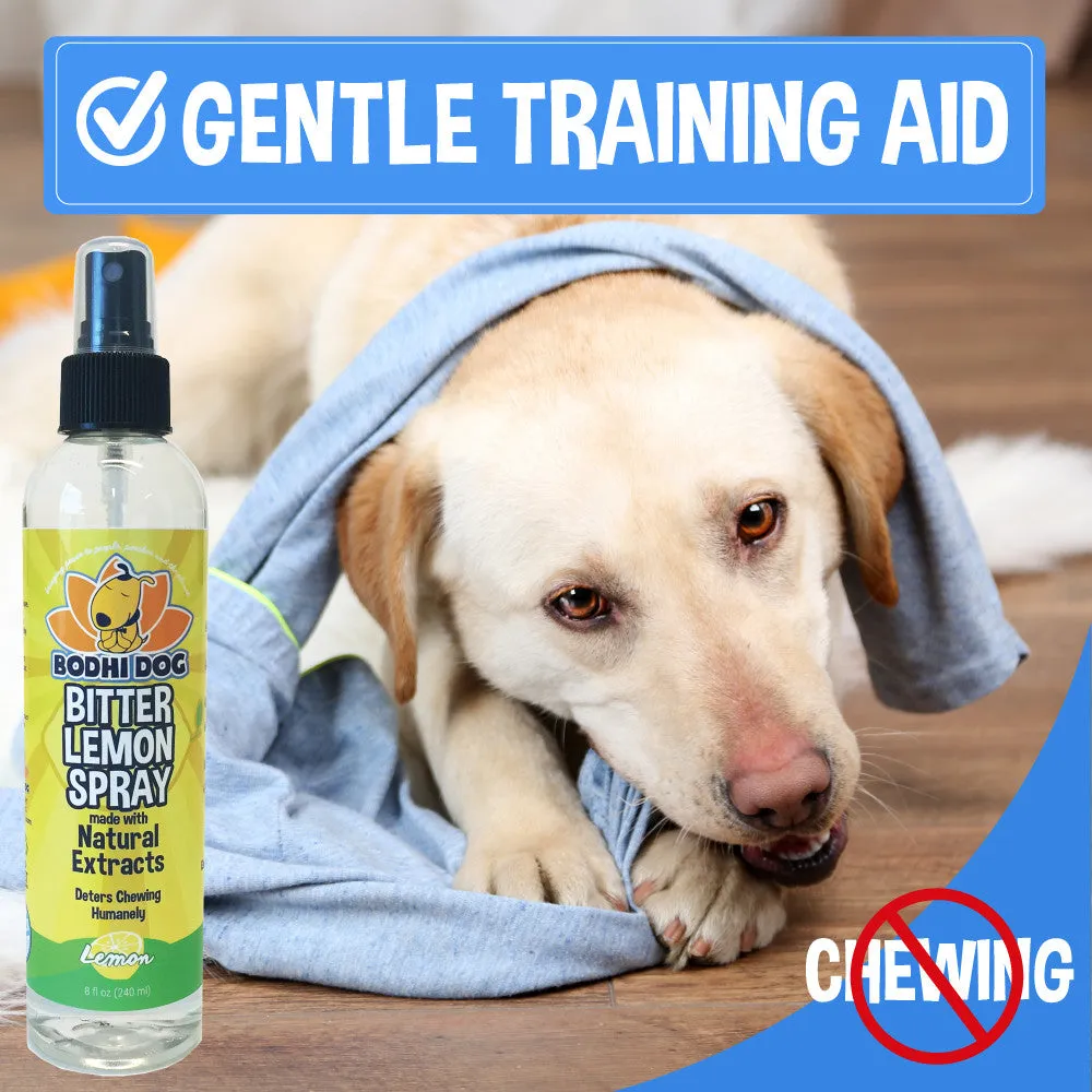 Bodhi Dog Bitter Lemon Spray | Anti Chew Spray for Dogs and Cats | Kitten & Puppy Training Anti Chew Spray | 100% Non Toxic | Made in USA