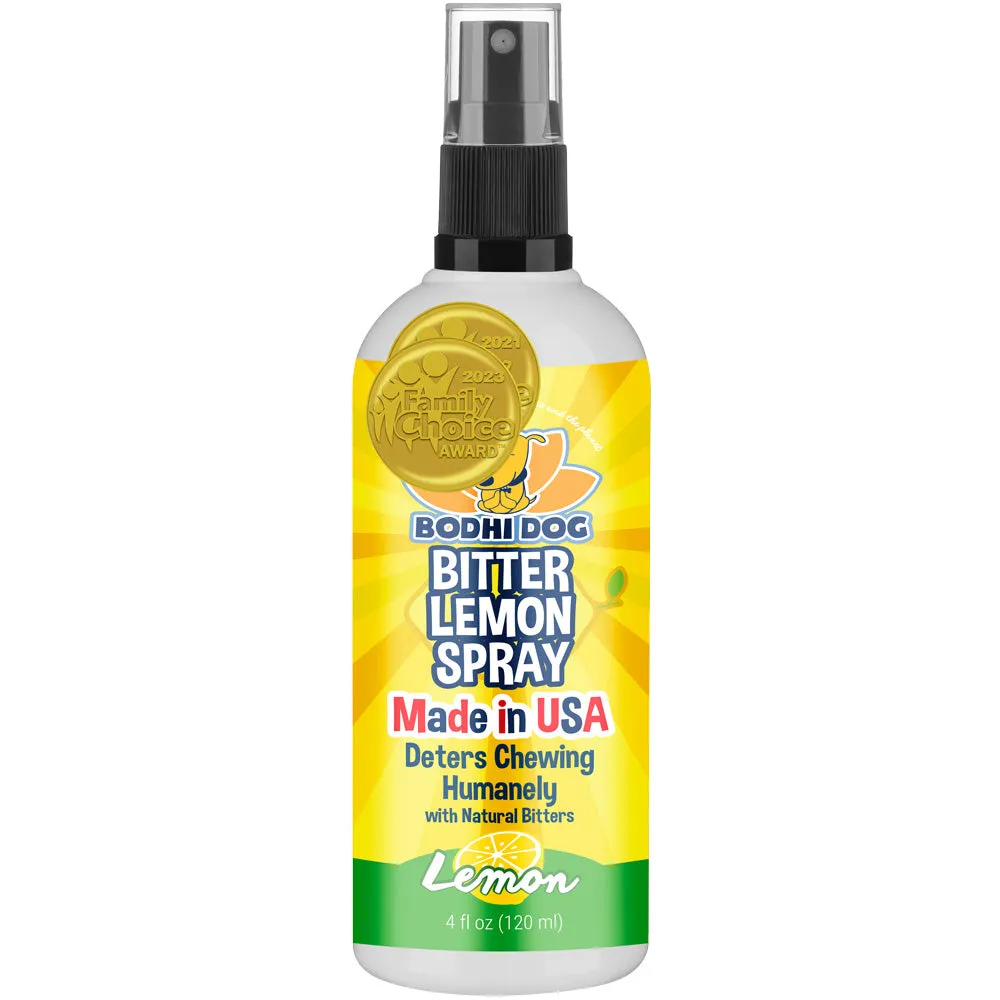 Bodhi Dog Bitter Lemon Spray | Anti Chew Spray for Dogs and Cats | Kitten & Puppy Training Anti Chew Spray | 100% Non Toxic | Made in USA