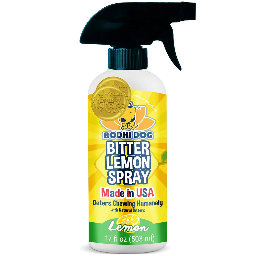 Bodhi Dog Bitter Lemon Spray | Anti Chew Spray for Dogs and Cats | Kitten & Puppy Training Anti Chew Spray | 100% Non Toxic | Made in USA