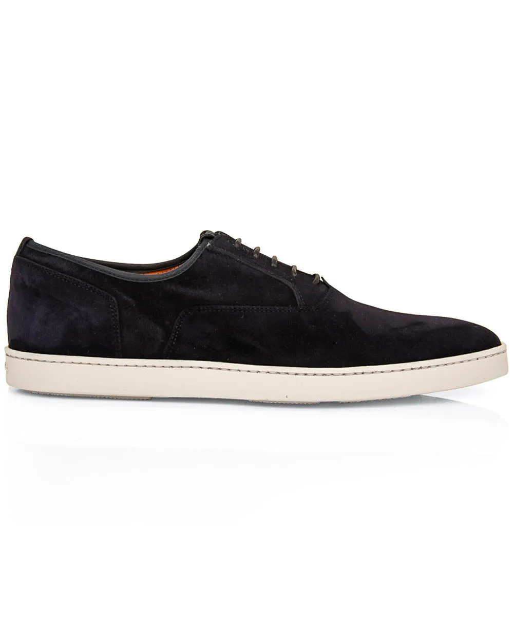 Bodice Suede Oxford Sneaker in Dark Blue