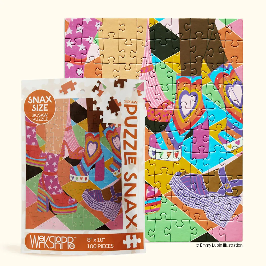 Boogie Shoes 100 Piece Puzzle Snax