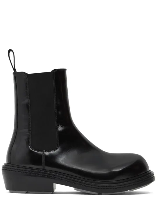 Bottega Veneta   45mm Fireman Chelsea leather ankle boots 