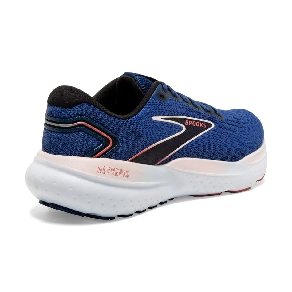 Brooks Glycerin 21 Women's Running Shoes SS24 Blue/Icy Pink/Rose