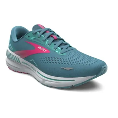 Brooks Women's Adrenaline GTS 23 Running Shoes AW24 Storm Blue/Pink/Aqua