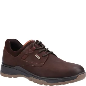 Brown Nubuck Pele Lace-Up Shoes