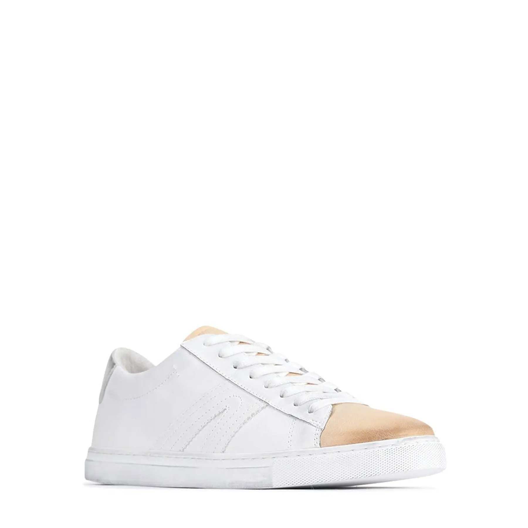 BURN LOW-TOP LEATHER SNEAKERS