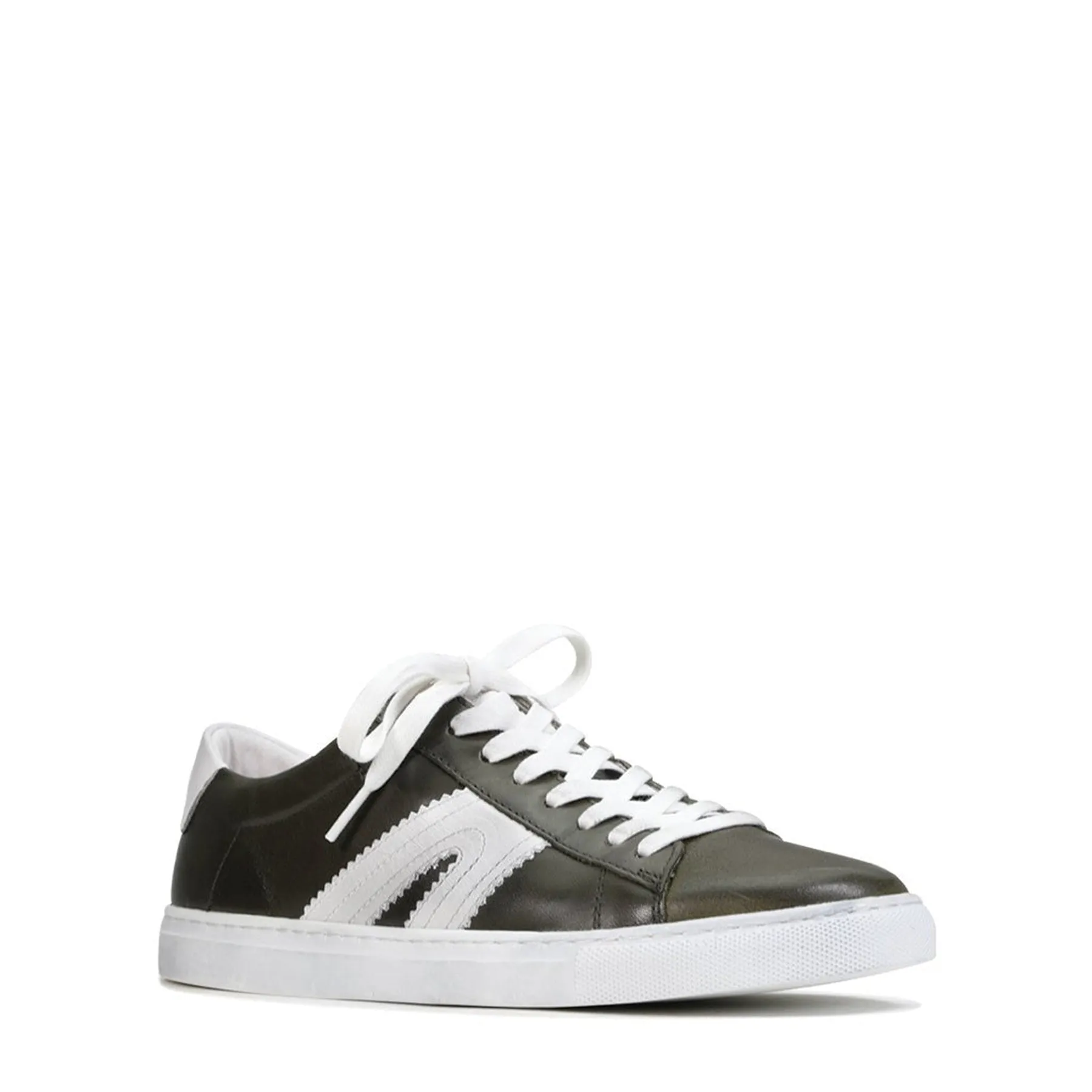 BURN LOW-TOP LEATHER SNEAKERS