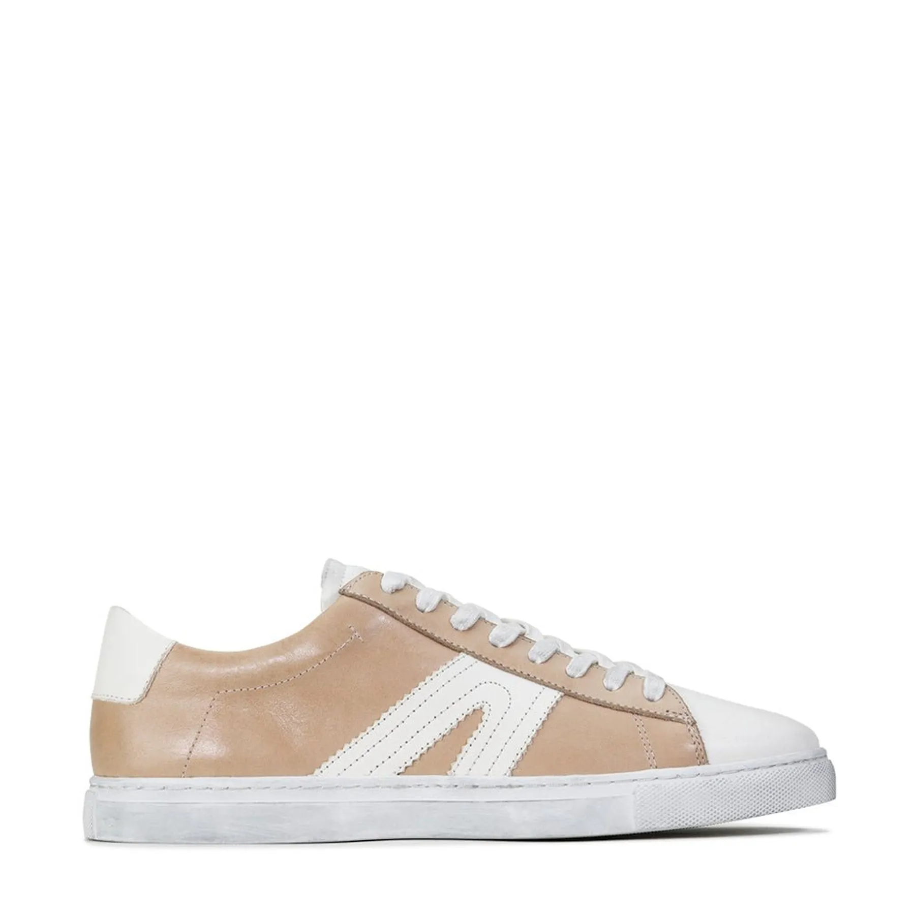 BURN LOW-TOP LEATHER SNEAKERS