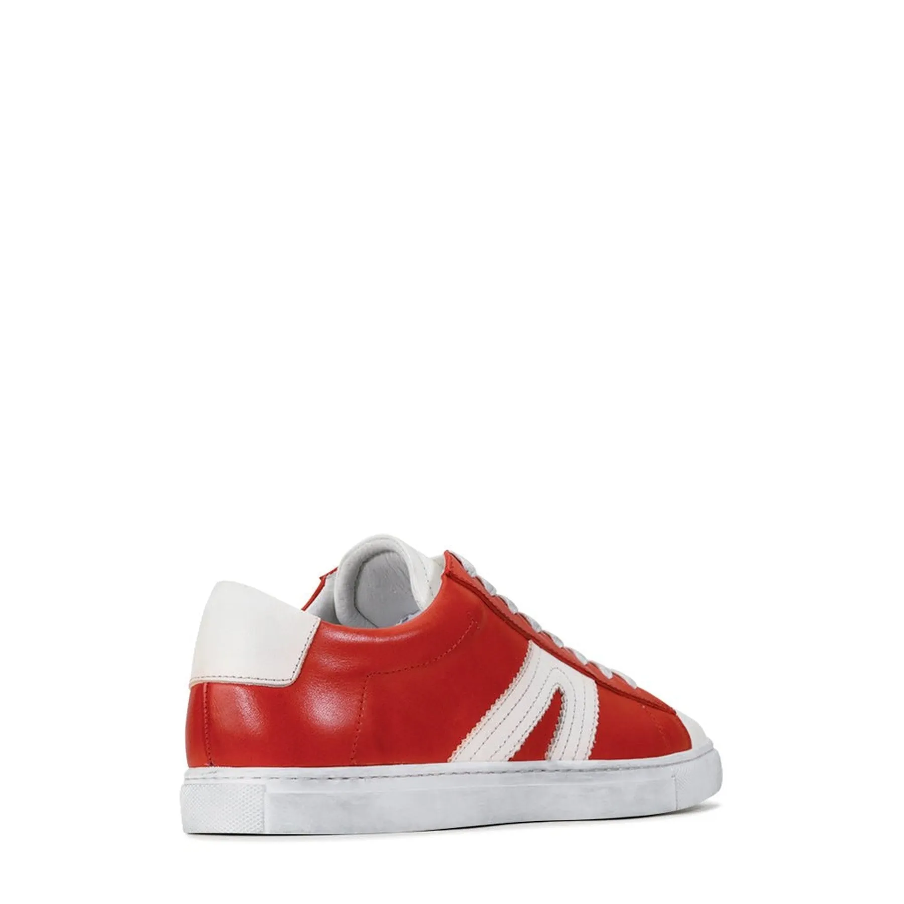 BURN LOW-TOP LEATHER SNEAKERS