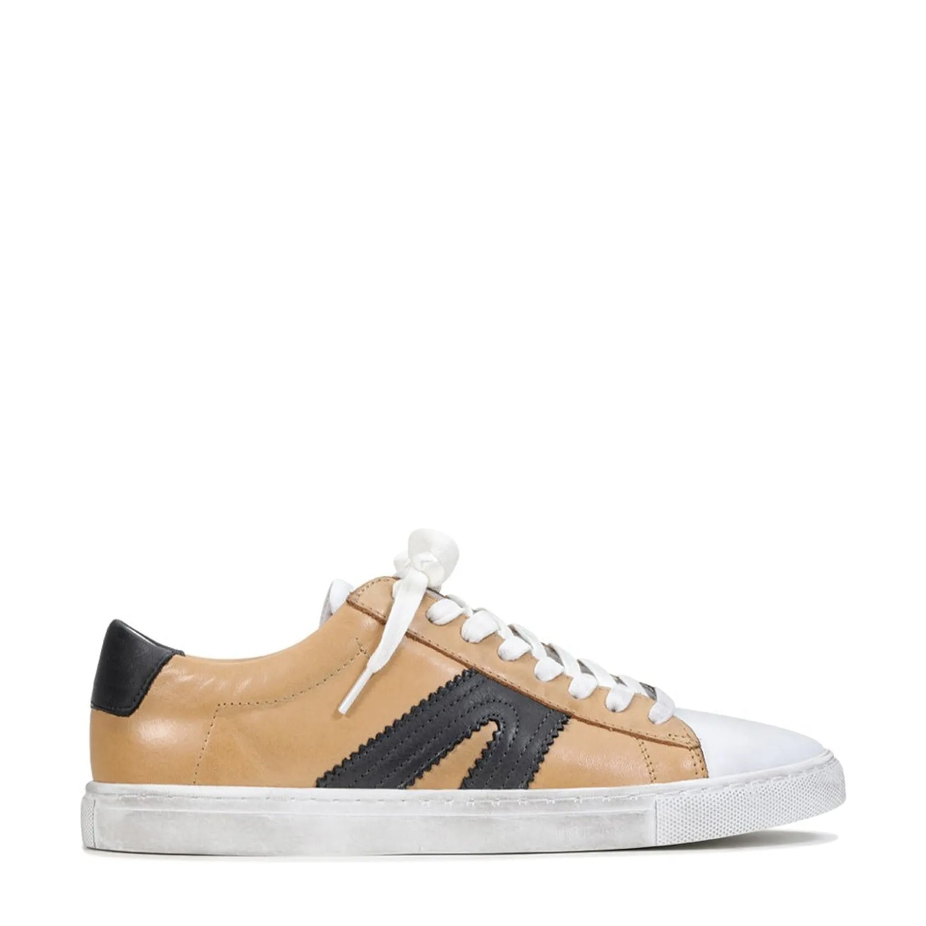 BURN LOW-TOP LEATHER SNEAKERS