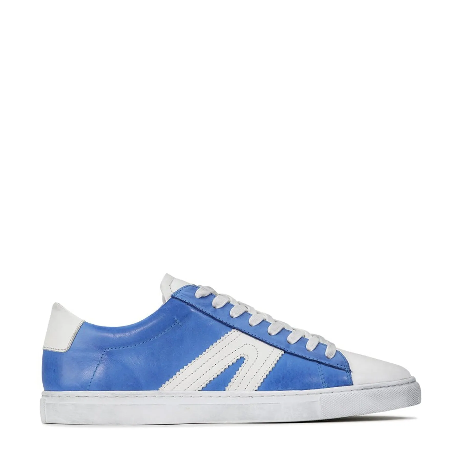 BURN LOW-TOP LEATHER SNEAKERS