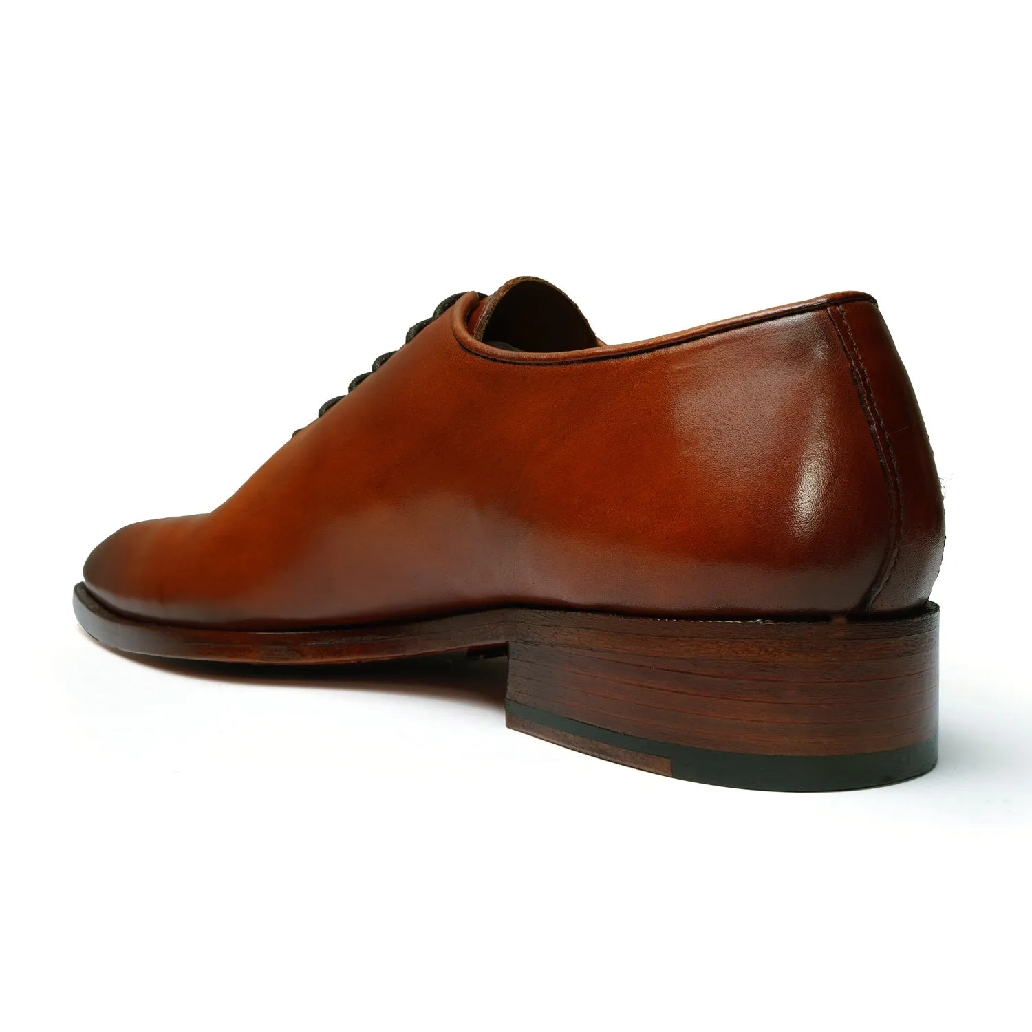 Burnished Tan Oxford Shoes