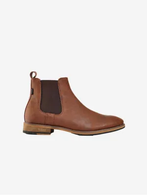 Cardamom Men's Vegan Leather Chelsea Boots | Brown