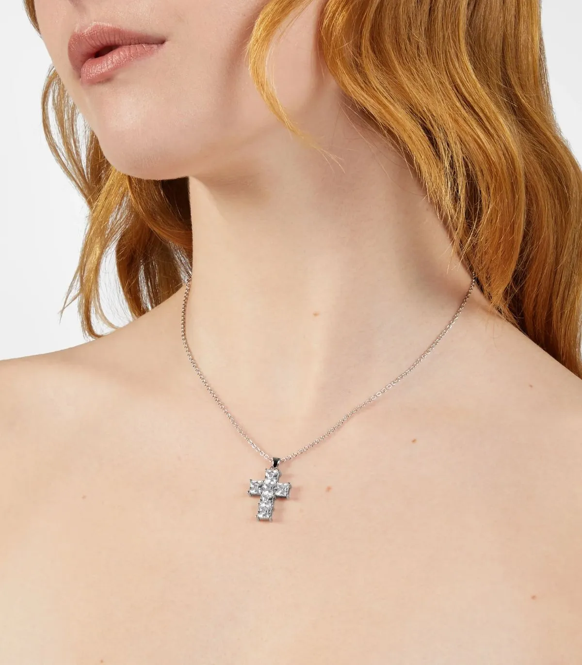 Collana Pendente Chiara Ferragni Classic Cross Small J19AWC19