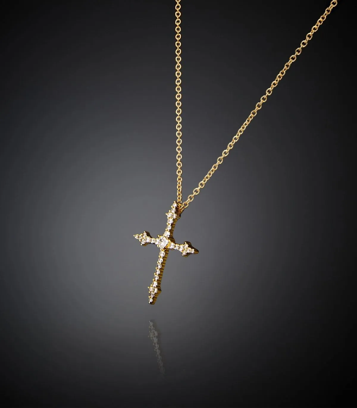 Collana Pendente Chiara Ferragni Gothic Cross Edizione Limitata J19AWC14